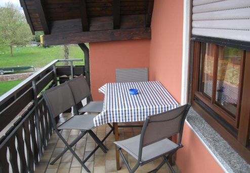 Gästehaus Abendsonne: Großer Balkon