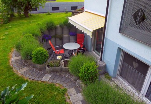 Ferienwohnung Ambiente: Terrasse