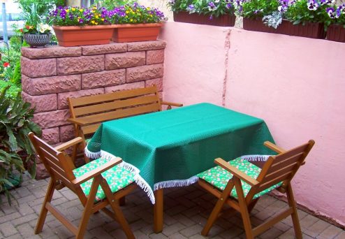 Gästehaus Blick: Terrasse